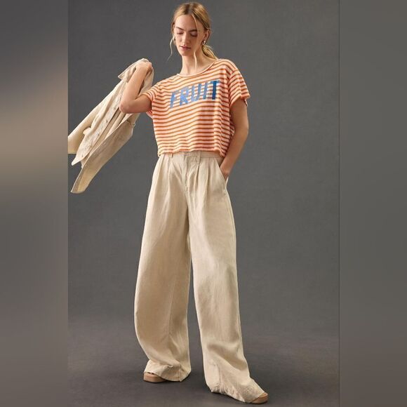 Mother The Rowdy Crop The Fruit T Size Extra Small NWT - Picture 9 of 16